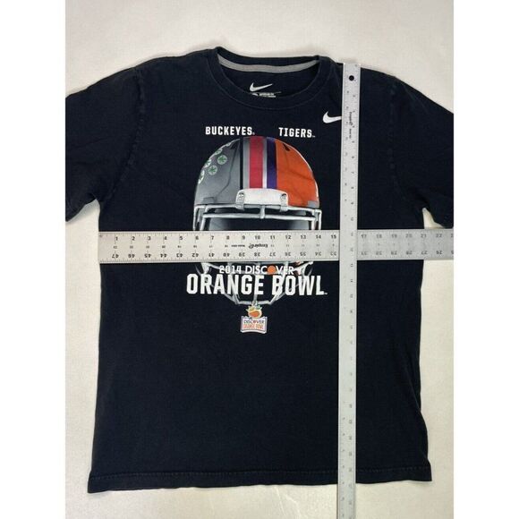 Nike Buckeyes Vs Tigers Orange Bowl 2014 Graphic T-shirt Men Large Black - Picture 5 of 5